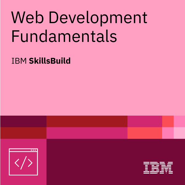 Web Development Fundamentals certificate awarded to Henry Ndlovu by IBM SkillsBuild